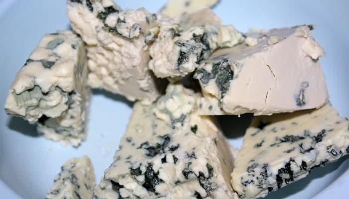 cuajada del queso Roquefort