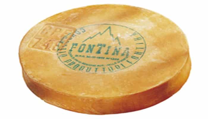 Valor nutricional del queso Fontina